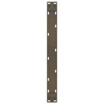 vidaXL Pieds de table basse en U 2 pièces Acier naturel 60 x (30-31) cm Acier