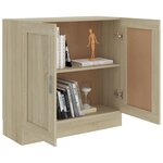 vidaXL Bibliothèque Chêne sonoma 82 5x30 5x80 cm Bois d'ingénierie