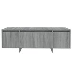 vidaXL Meuble TV Sonoma gris 120x30x40 5 cm Aggloméré