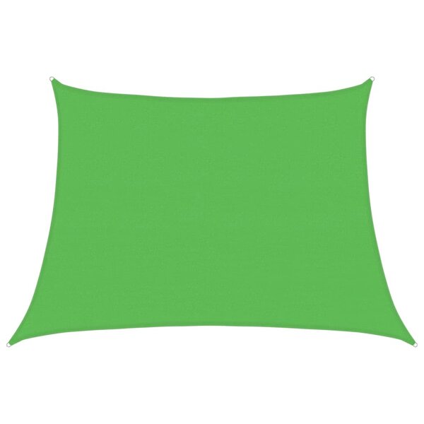 vidaXL Voile d'ombrage 160 g/m² Vert clair 4/5x3 m PEHD