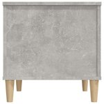 vidaXL Table basse Gris béton 60x44 5x45 cm Bois d'ingénierie