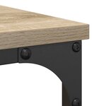 vidaXL Ensemble de mobilier de salle de bain 3 Pièces Chêne sonoma