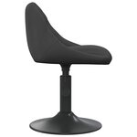 vidaXL Chaises pivotantes à manger lot de 6 noir velours