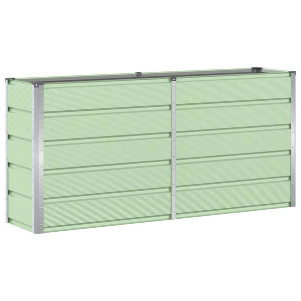 vidaXL Jardinière Vert 160 x 40 x 75 cm Acier