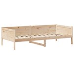 vidaXL Lit de jour avec toit sans matelas 80x200 cm bois massif