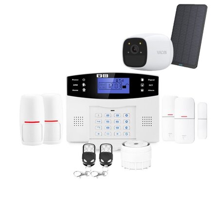 Kit Alarme sans fil gsm pour appartement avec caméra sur panneau solaire Lifebox Evolution kit connecté 2