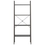 vidaXL Étagère sur pied 4 niveaux Noir 56x35x140 cm