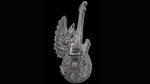 GUITARE D'ANGE Musique Divine Pièce 2 Once Argent 2000 Francs Cameroun 2025