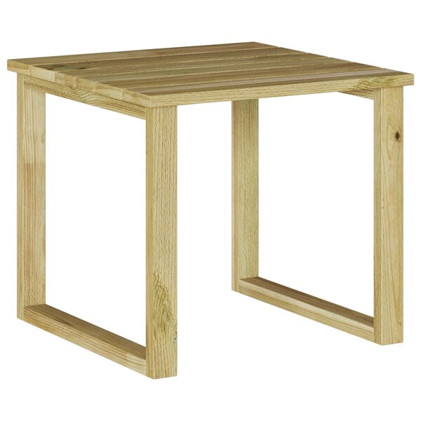 vidaXL Table de bain de soleil 40x40x36 cm en bois de pin imprégné
