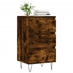 vidaXL Buffet chêne fumé 40x35x70 cm bois d'ingénierie