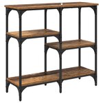 vidaXL Table console Bois Ancien 80 x 29 x 75 cm Bois d'ingénierie