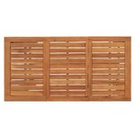 vidaXL Ensemble de bar de jardin 5 Pièces noir bois massif acacia rotin