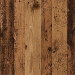 vidaXL Table basse vieux bois 100x100x35 cm bois d'ingénierie