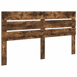 vidaXL Tête de lit Chêne fumé 200 cm Bois d'ingénierie