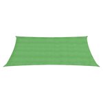 vidaXL Voile d'ombrage 160 g/m² Vert clair 2x4 m PEHD