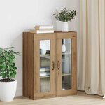 vidaXL Armoire murale suspendue Montage mural Marron 69 5 x 34 x 90 cm