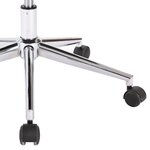 vidaXL Chaises pivotantes à manger lot de 4 noir similicuir