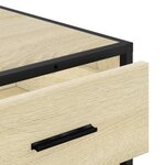 vidaXL Commode chêne sonoma 70x41x56 cm bois d'ingénierie