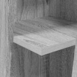 vidaXL Meuble d'angle Blanc 27 5x27x102cm Bois d'ingénierie