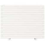 vidaXL Jardinière blanc 90x60x72 5 cm bois de pin massif