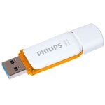 Philips clé usb 3.0 snow 128 go blanc et orange