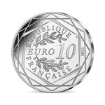 Monnaie de 10€ en argent - Mascotte - Jeux Olympiques 2024 Badminton - Millésime 2023