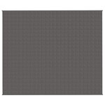vidaXL Couverture lestée Gris 220x260 cm 11 kg Tissu