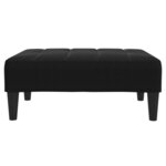 vidaXL Repose-pied noir 77x55x31 cm velours