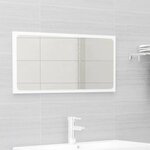 vidaXL Meubles de salle de bain blanc bois d'ingénierie