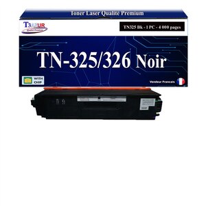 T3AZUR - Toner compatible avec Brother TN329 pour Brother HL-L8350CDW HL-L8350CDWT Noire - 4 000 pages