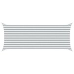 vidaXL Voile d'ombre Gris clair et blanc 2 x 5 m