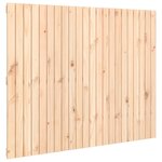 vidaXL Tête de lit murale 140x3x110 cm Bois massif de pin