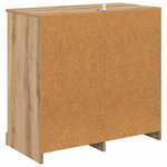 vidaXL Buffet Chêne artisanal 70 x 35 5 x 67 5 cm Bois d'ingénierie