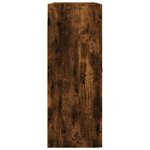 vidaXL Armoire murale chêne fumé 69 5x34x90 cm
