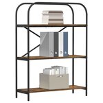 vidaXL Étagère Chêne fumé 80 x 30 x 109 cm Bois d'ingénierie