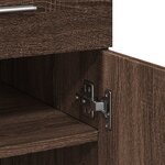 vidaXL Buffet chêne marron 80x42 5x93 cm bois d'ingénierie
