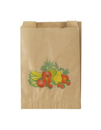 (lot   1000 sachets) sac primeur en kraft 0 5