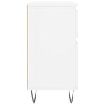vidaXL Buffet Blanc 60x35x70 cm Bois d'ingénierie