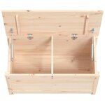 vidaXL Boîte de rangement 80x40x45 5 cm Bois massif de pin