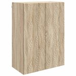 vidaXL Armoire Murale Chêne Sonoma 66 x 34 5 x 90 cm Bois d'ingénierie