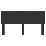 vidaXL Tête de lit Chêne noir 200 cm Bois d'ingénierie