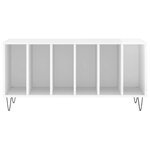 vidaXL Armoire à disques blanc brillant 100x38x48 cm bois d'ingénierie