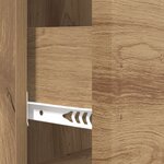 vidaXL Armoire à tiroirs Chêne artisanal 33 x 34 5 x 90 cm