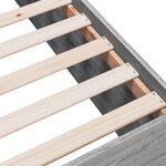 vidaXL Cadre de lit sonoma gris 200x200 cm bois d'ingénierie