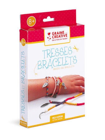 Kit créatif pour enfant tresse et bracelet brésilien