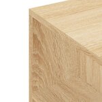 vidaXL Meubles TV chêne sonoma 102x34 5x43 cm bois d'ingénierie