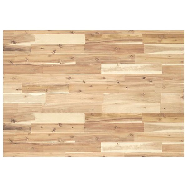 vidaXL Dessus de bureau non traité 80x70x2 cm bois d'acacia massif