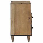 vidaXL Armoire de lit Marron 50 x 33 x 60 cm Bois de mangue massif