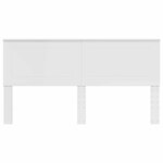 vidaXL Tête de lit Blanc brillant 200 cm Bois d'ingénierie