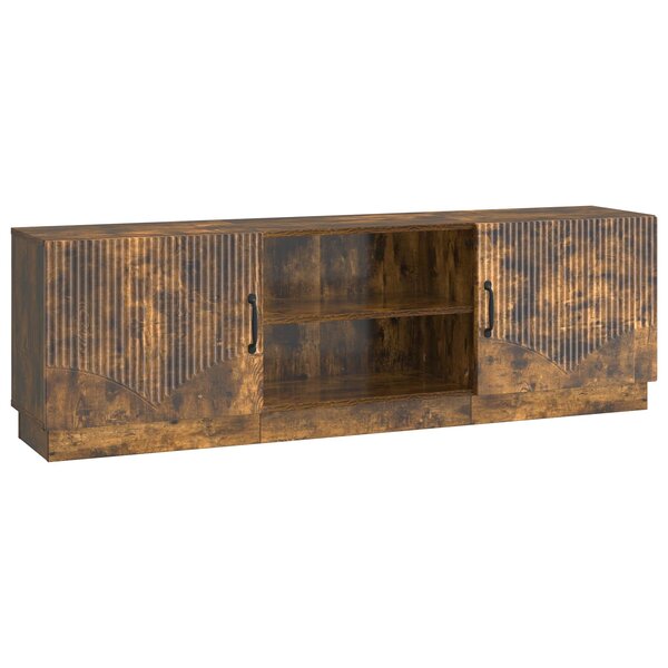 vidaXL Meuble TV Chêne fumé 150 x 31 x 47 cm Bois d'ingénierie